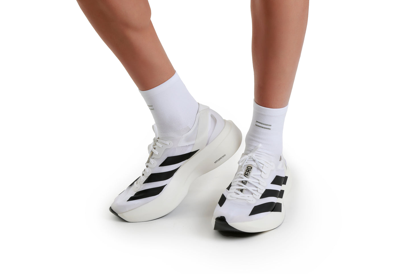 Calcetines Performance - Transpirables y con Área de Compresión - Quarter White