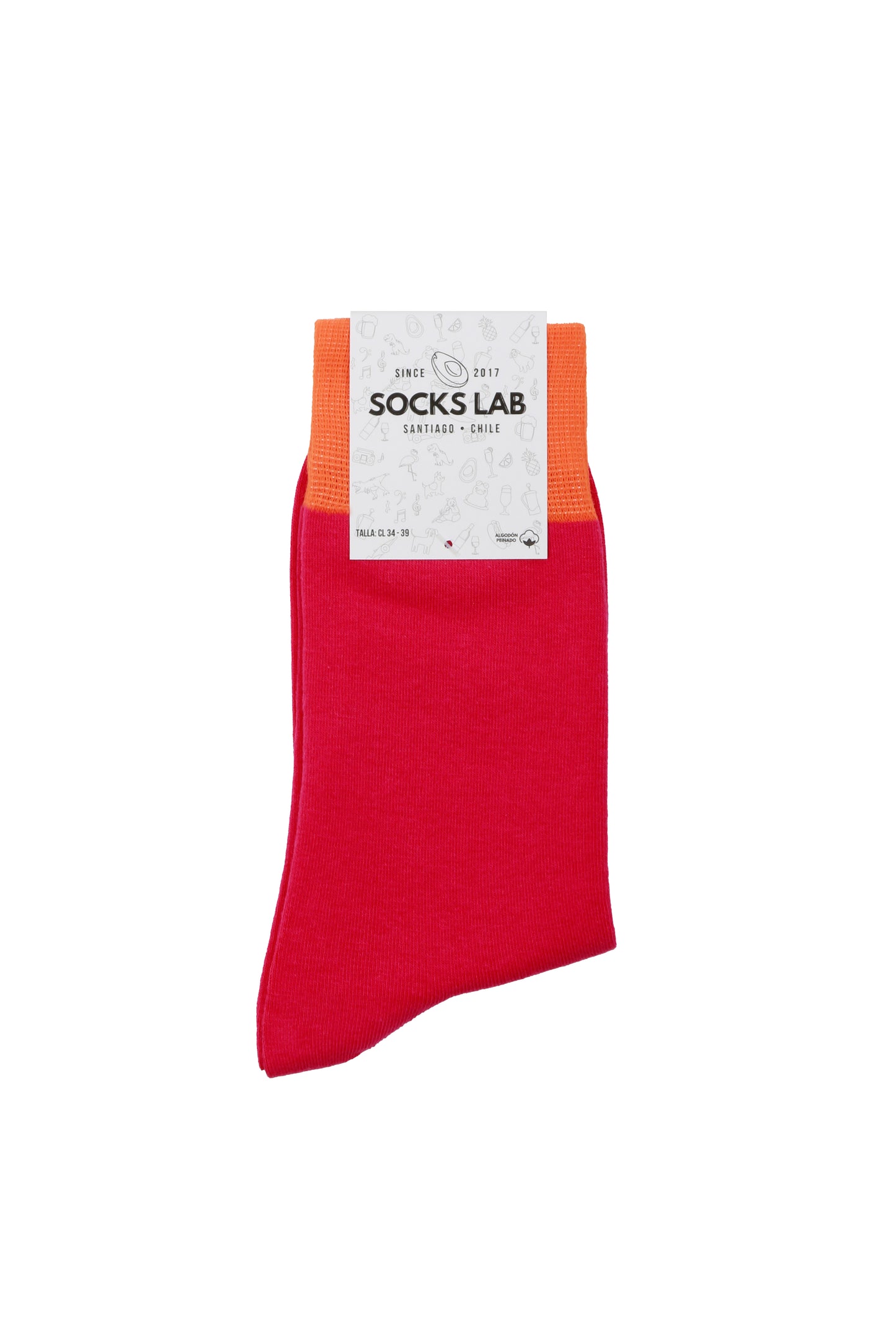 Calcetines COLORS by Socks Lab - Fucsia