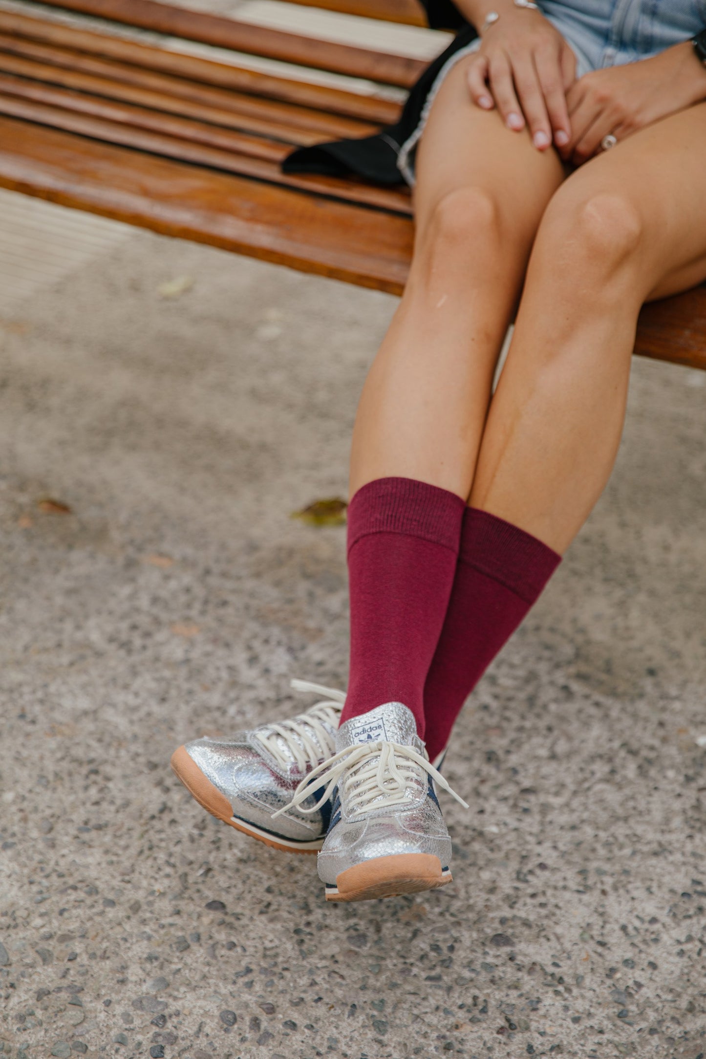 Calcetines COLORS by Socks Lab - Burdeo
