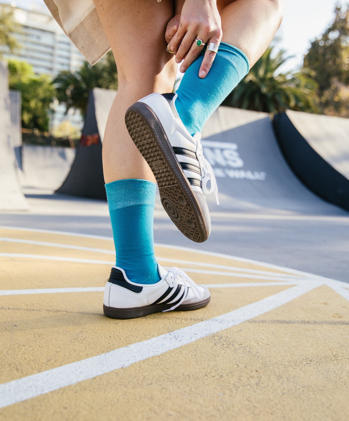 Calcetines COLORS by Socks Lab - Petróleo