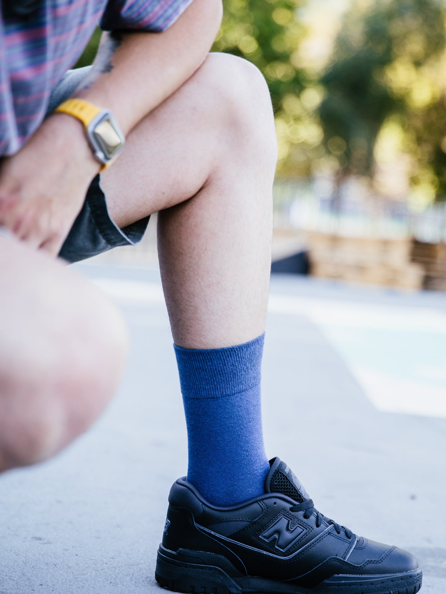 Calcetines COLORS by Socks Lab - Azul Marino