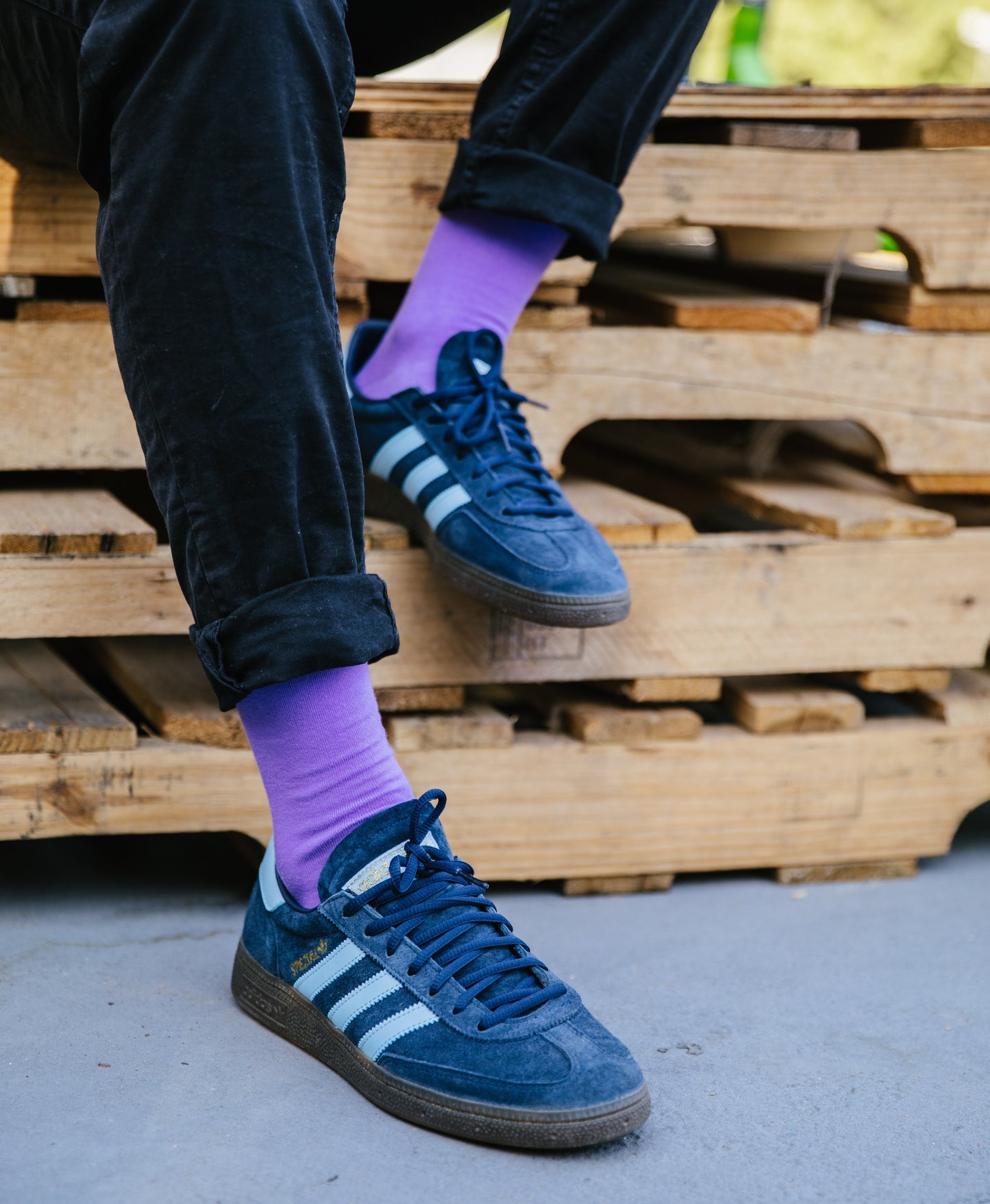 Calcetines COLORS by Socks Lab - Morado
