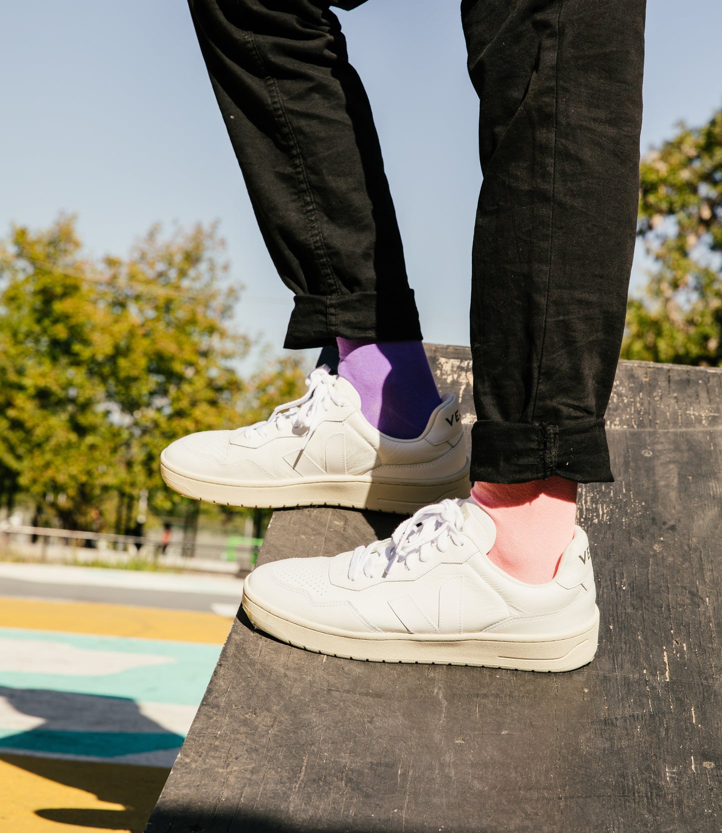 Calcetines COLORS by Socks Lab - Rosado