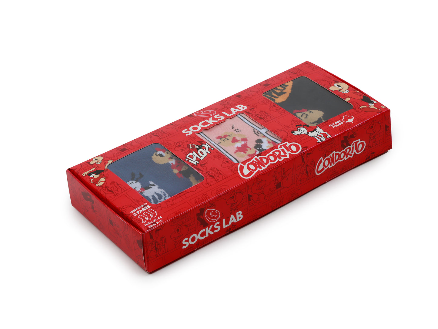Calcetines con diseño Socks Lab - Pack X3 - Condorito
