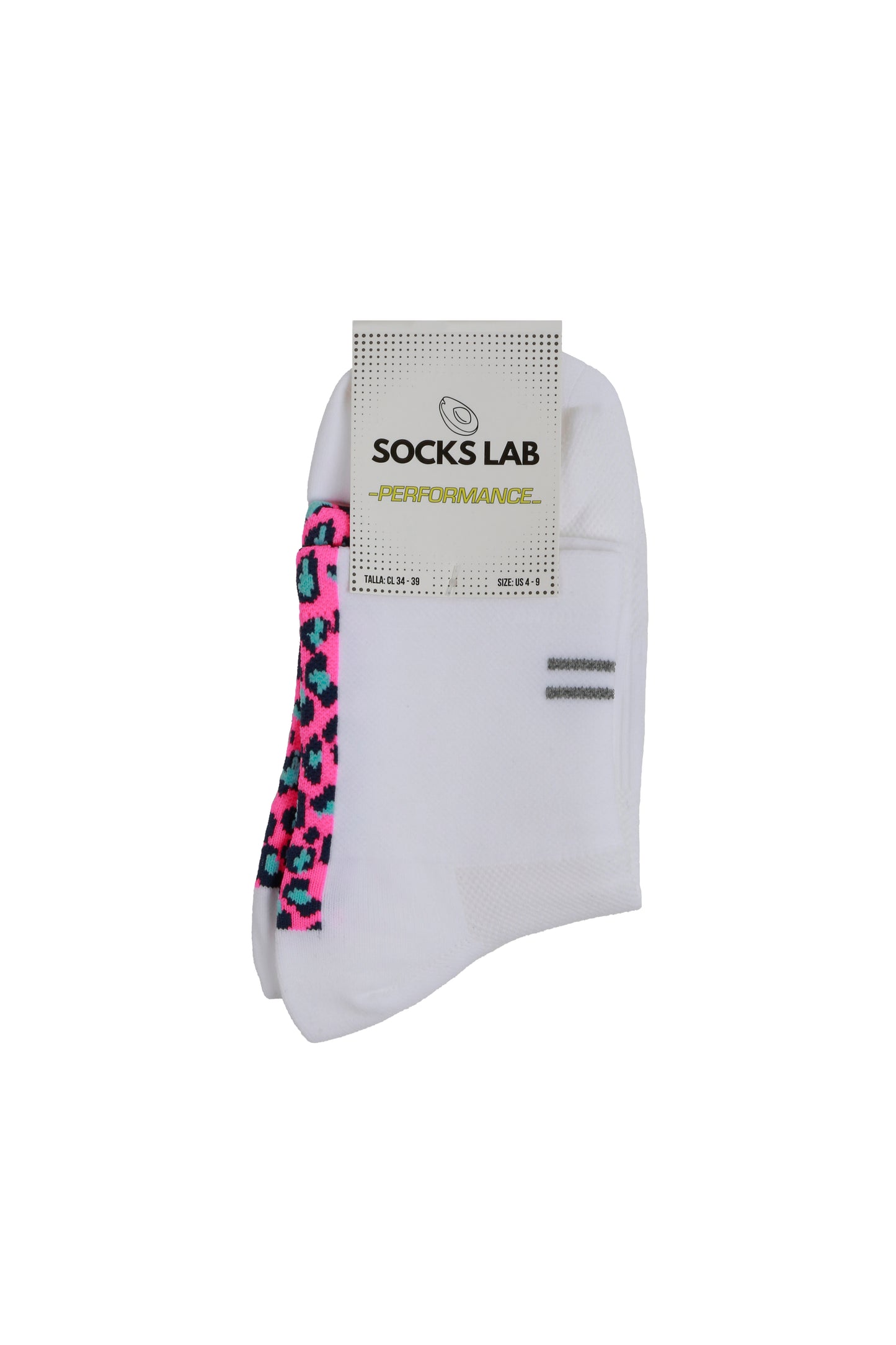 Calcetines Running - Quarter Pink Print