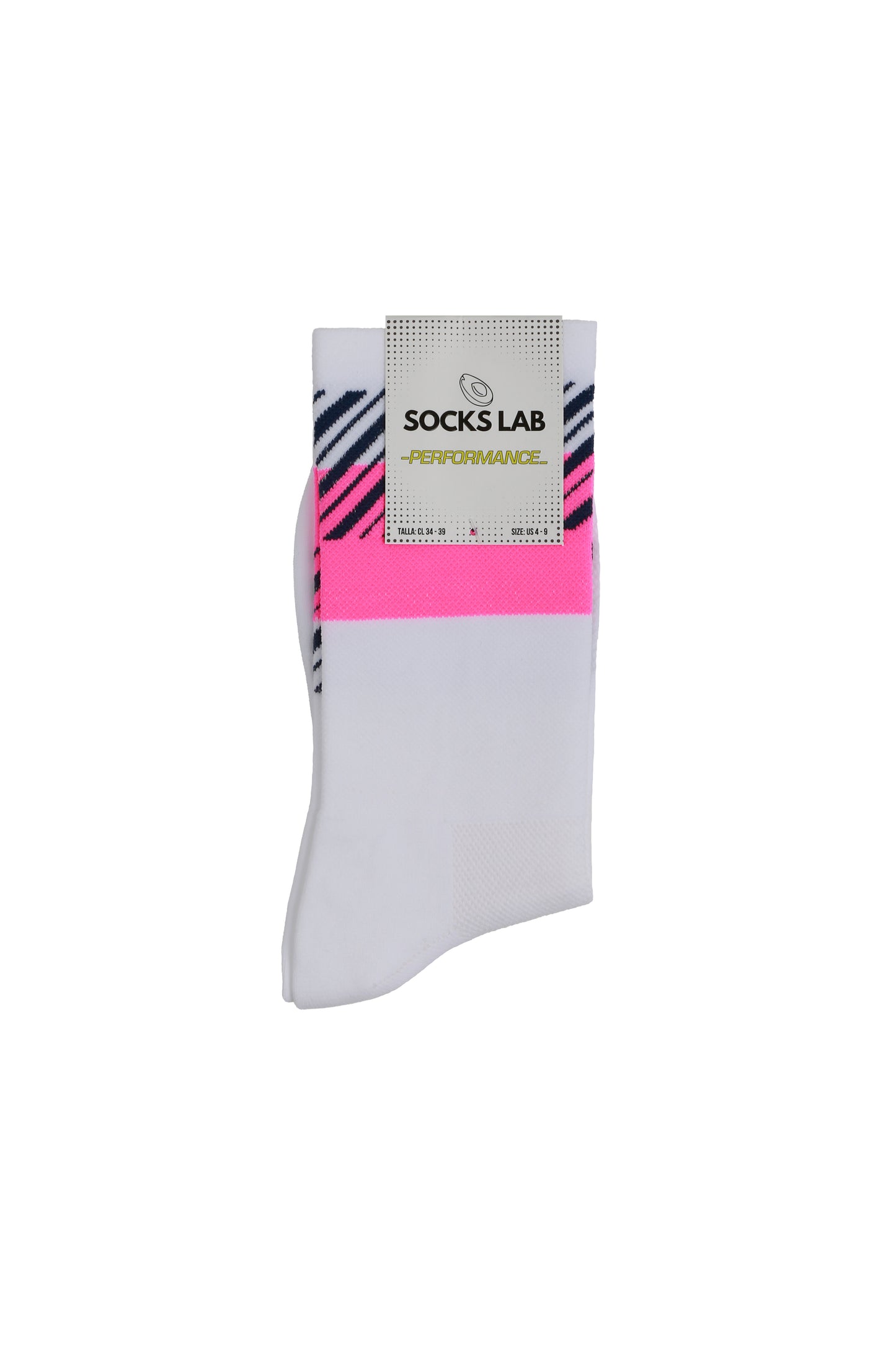 Calcetines Running - Crew Shock Pink