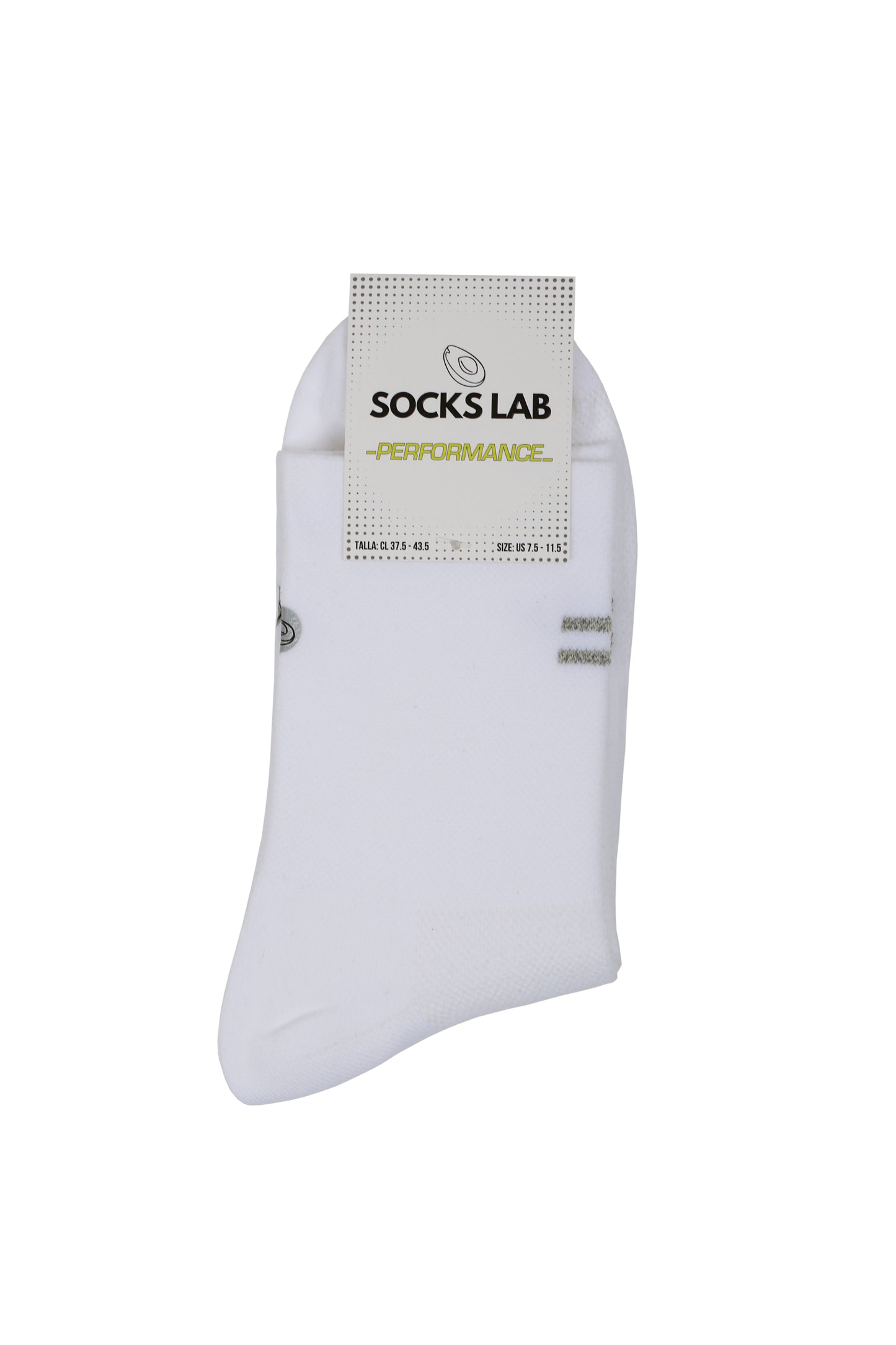 Calcetines Running - Quarter White