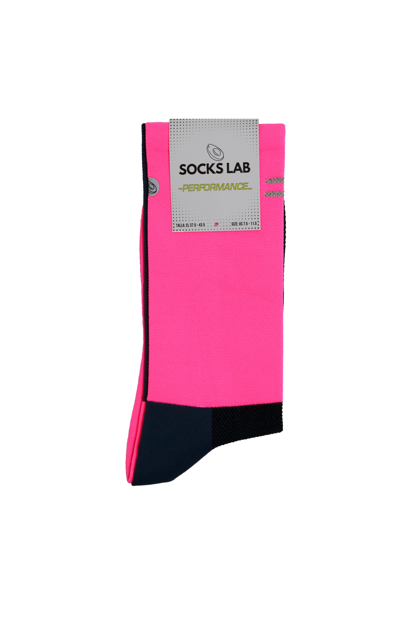 Calcetines Running - Crew Pink & Blue