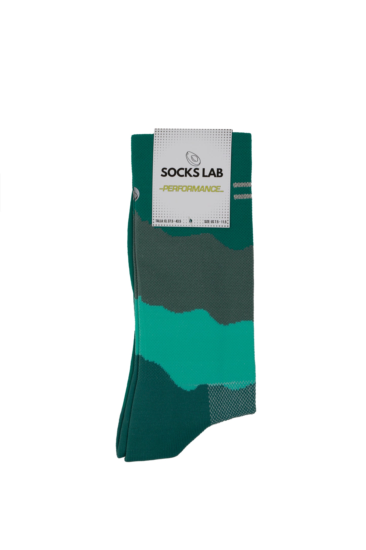 Calcetines Running - Crew Mountain Green
