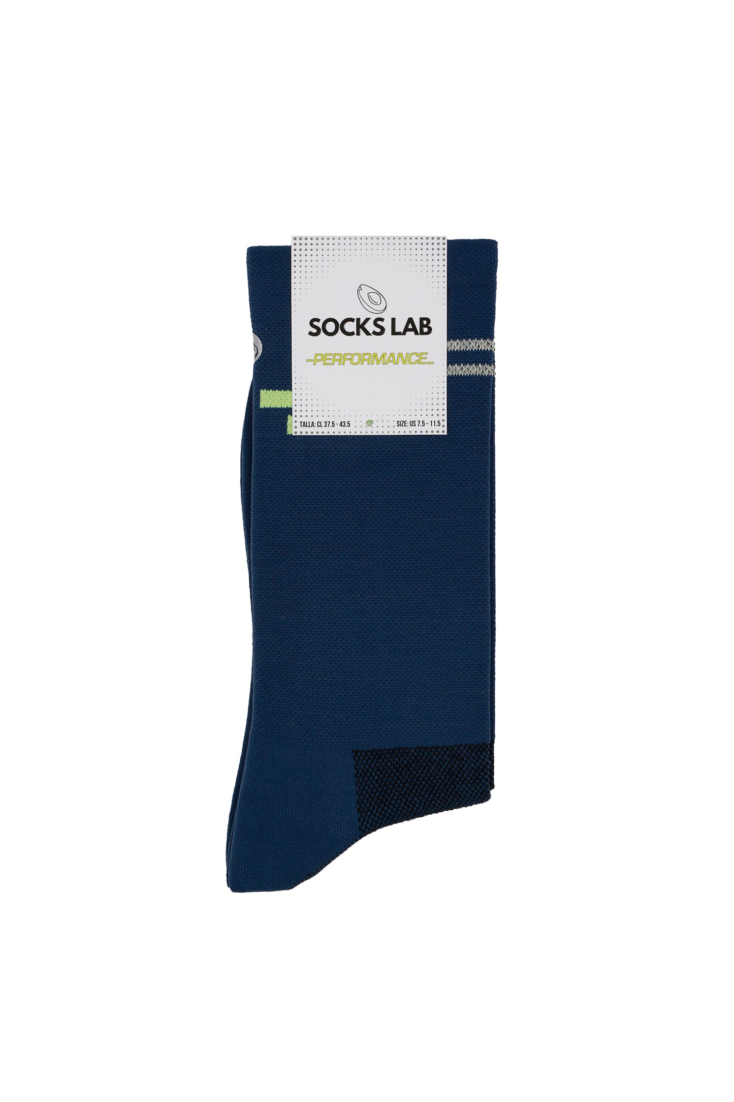 Calcetines Running - Crew Blue & Stripes