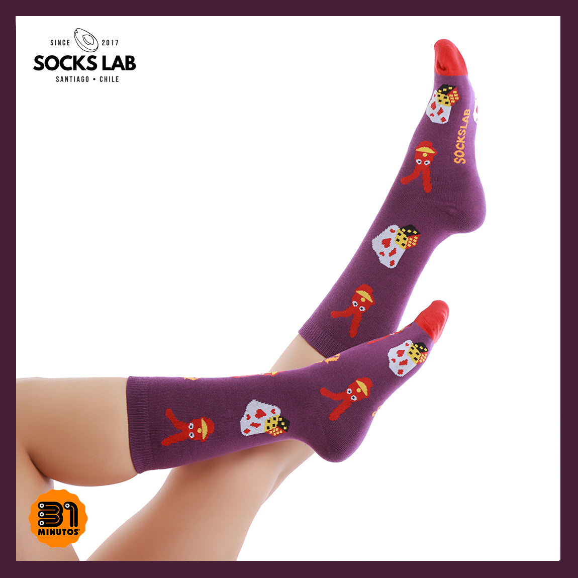 Calcetines con diseño Socks Lab - Bodoque - 31 minutos