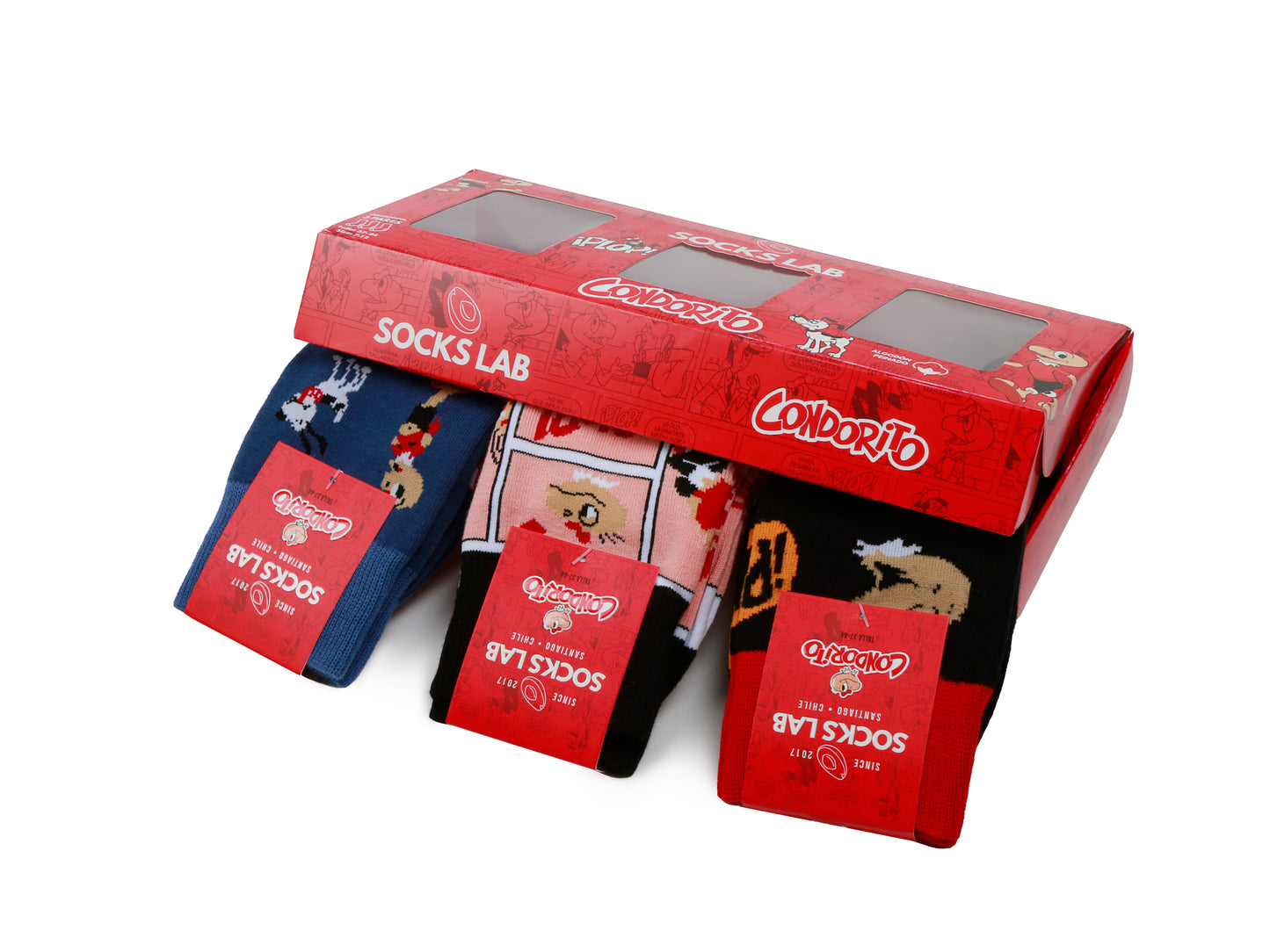 Calcetines con diseño Socks Lab - Pack X3 - Condorito