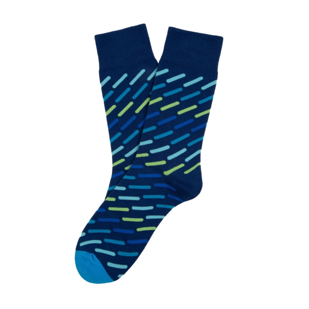 Calcetines con diseño Socks Lab - Lluvia Azul