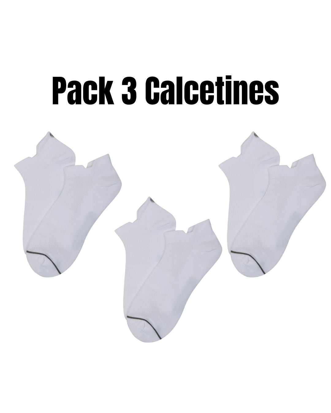 Pack 3 Calcetines TAB White