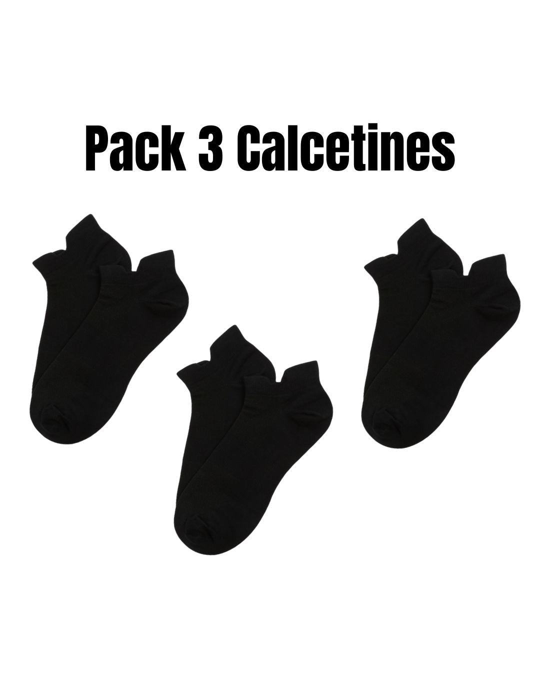 Pack 3 Calcetines TAB Black