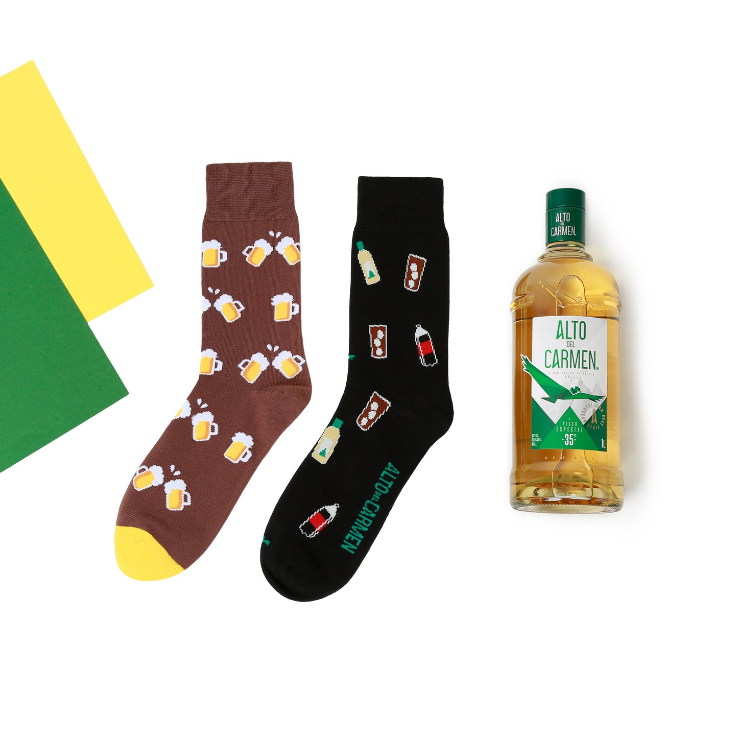Calcetines con diseño Socks Lab - Pack x2 Carrete