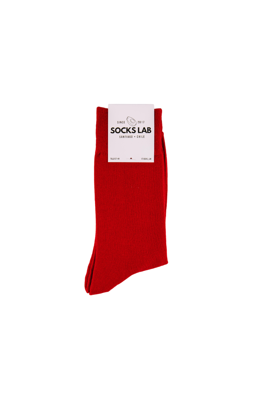 Calcetines COLORS by Socks Lab - Rojo