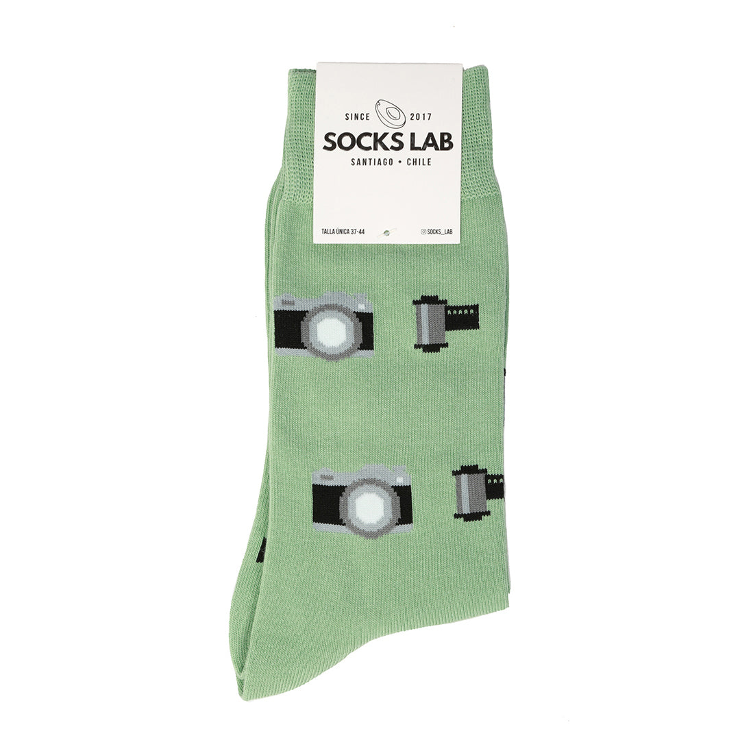 Calcetines con diseño Socks Lab - Cámara Verde