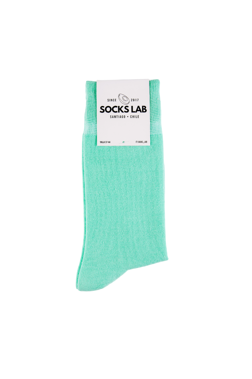 Calcetines COLORS by Socks Lab - Verde Agua