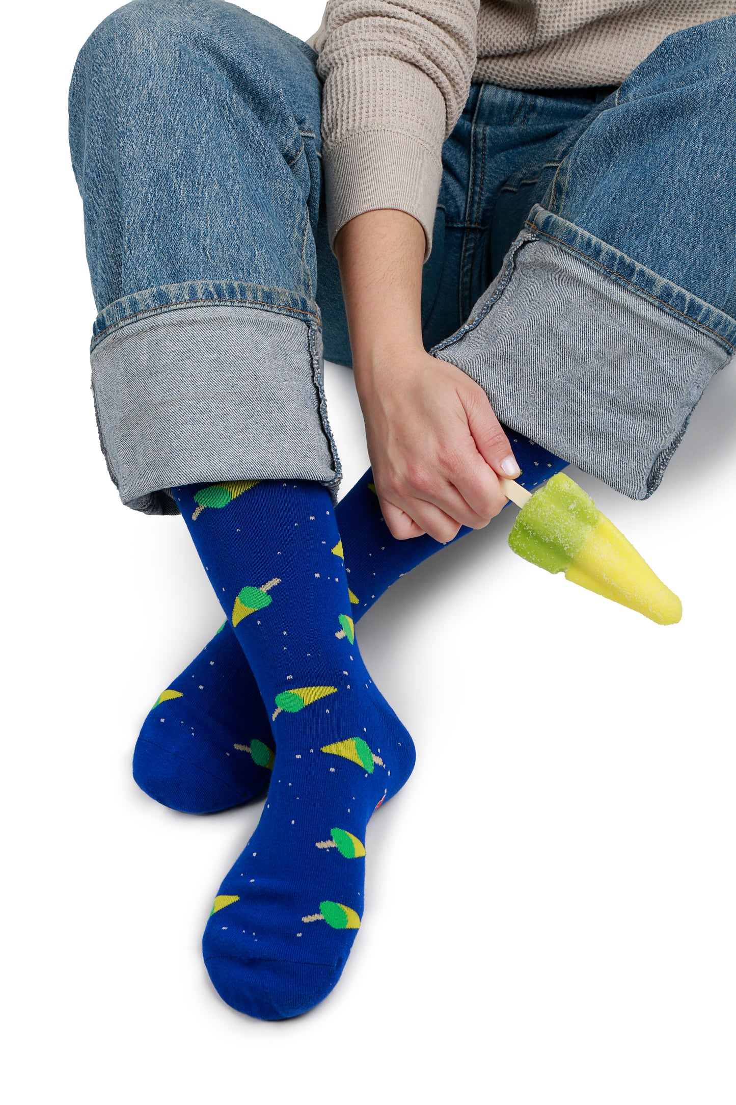 calcetines con diseño helados savory chocolito nestle centella