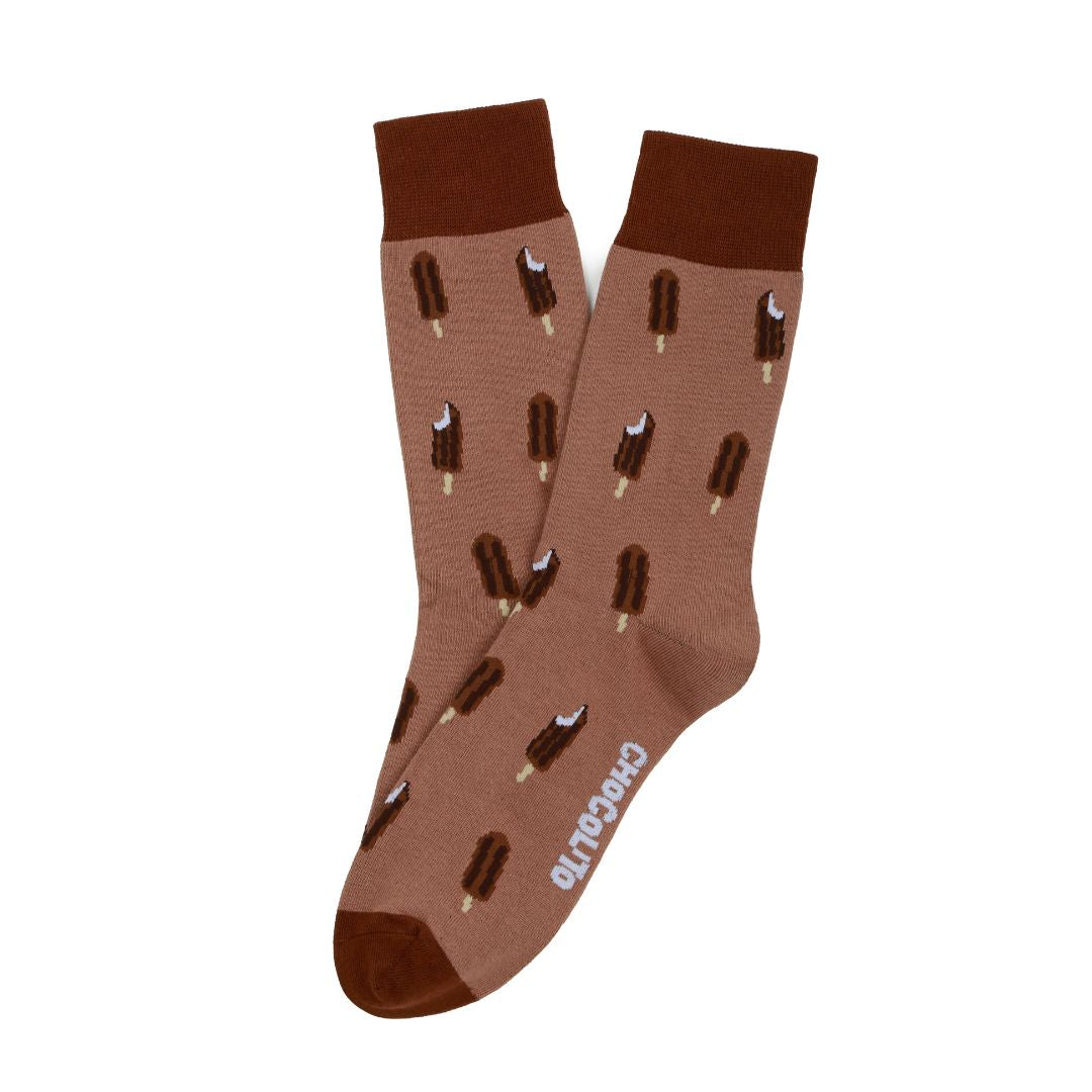 calcetines con diseño helados savory chocolito nestle