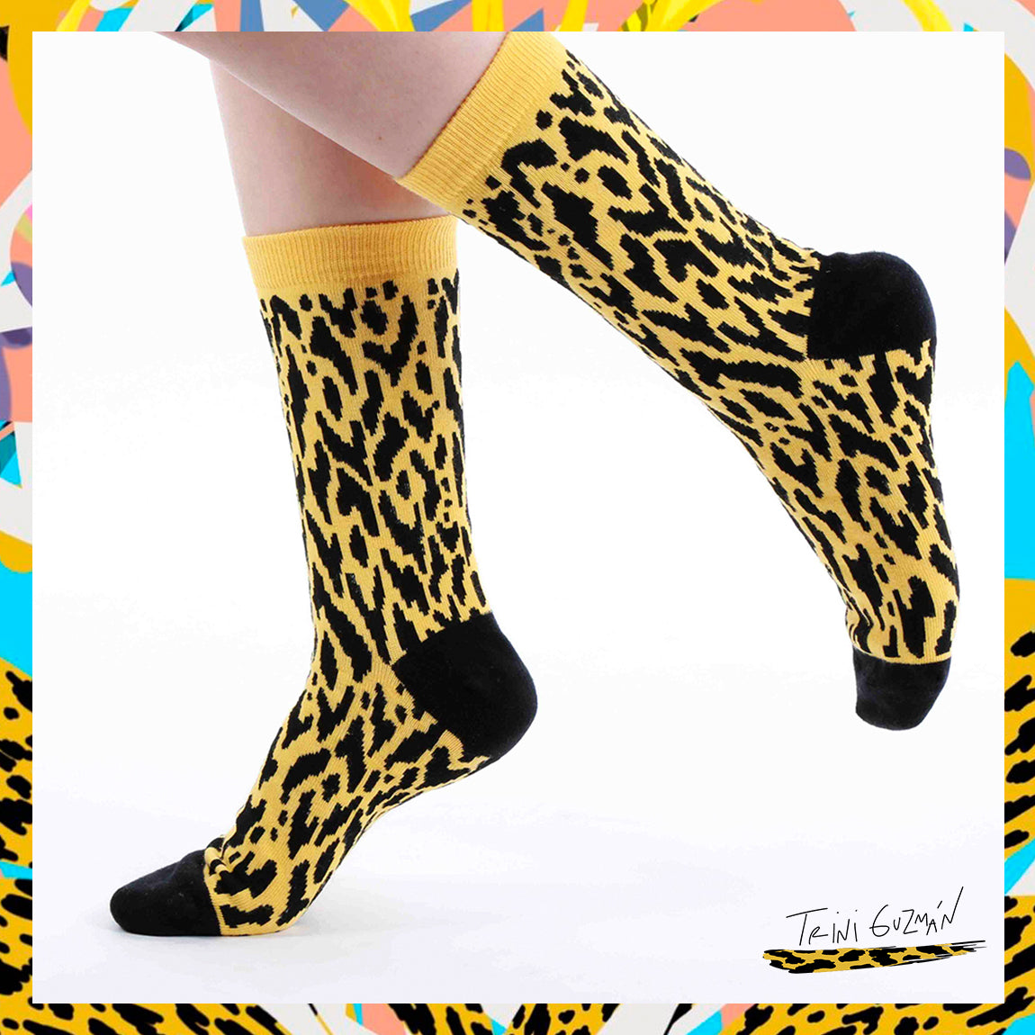 Calcetines con diseño Socks Lab - Trini Guzmán Safari