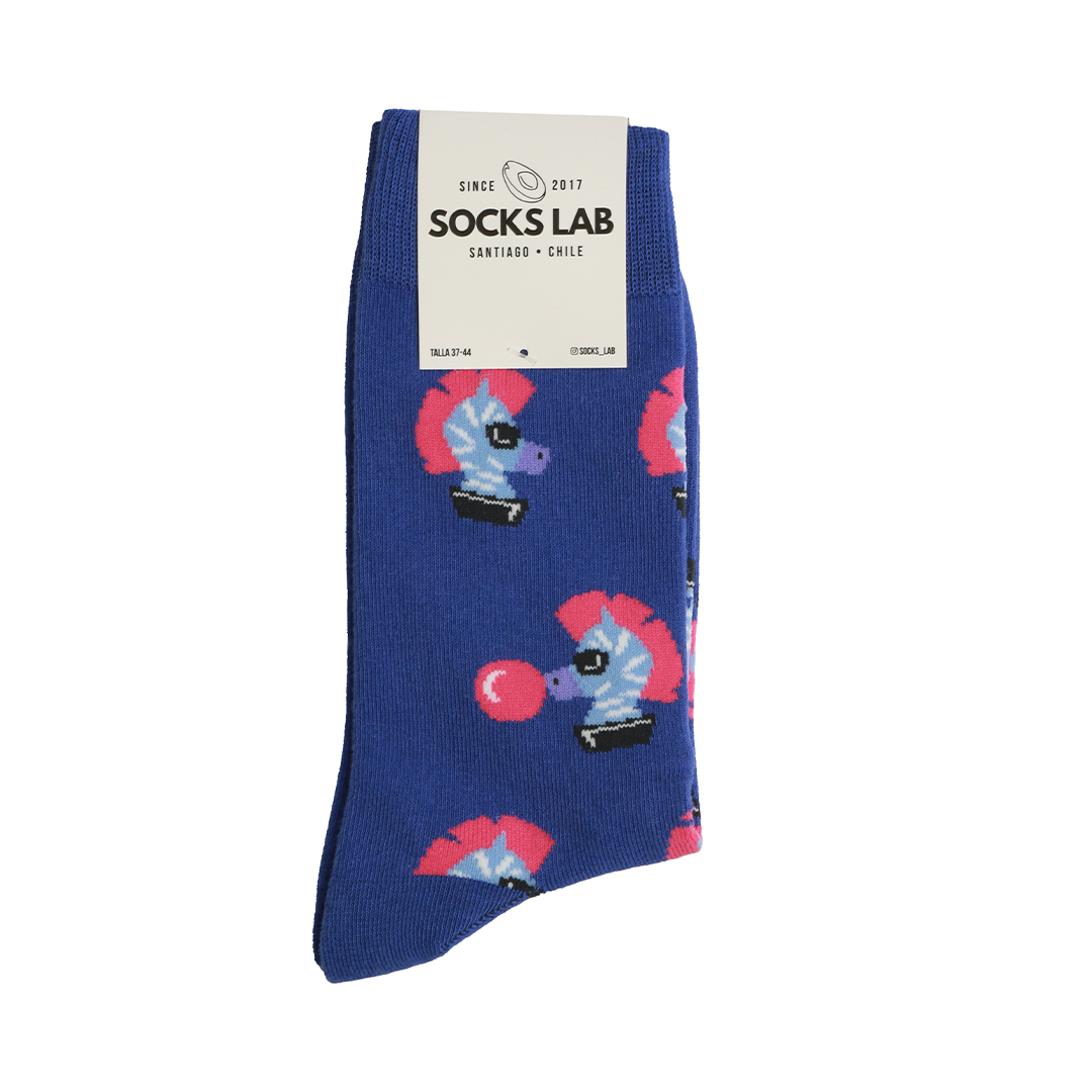 Calcetines con diseño Socks Lab - Cebra Punk