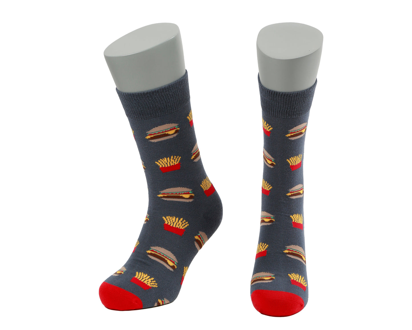 Calcetines con diseño Socks Lab - Hamburguesa y Papas Fritas