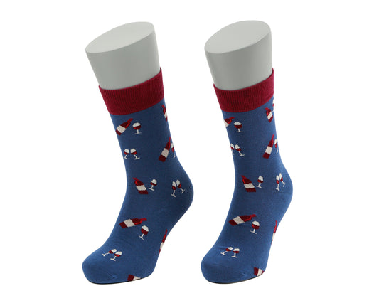 Calcetines con diseño Socks Lab - vino 2