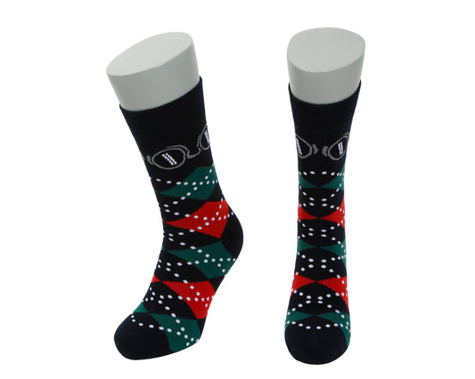 Calcetines con diseño Socks Lab 31 min - Calcetín con Rombos Man