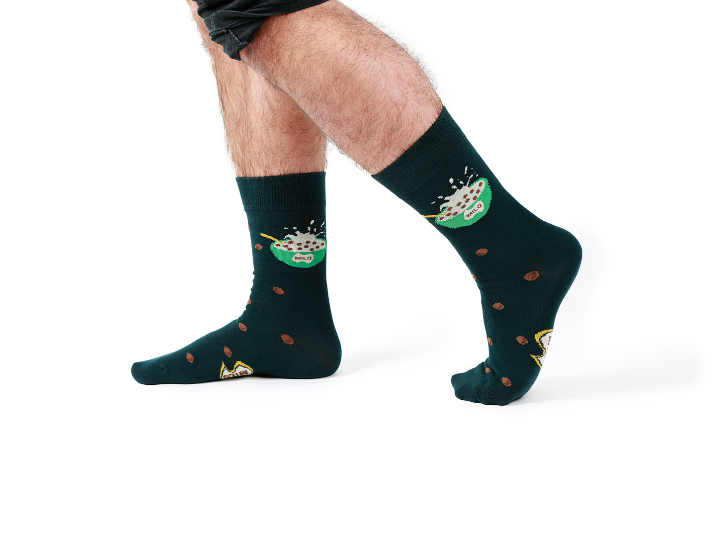 Calcetines con diseño Socks Lab - MILO - Verde Oscuro