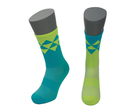Calcetines Running - Crew Fluor Pyramid