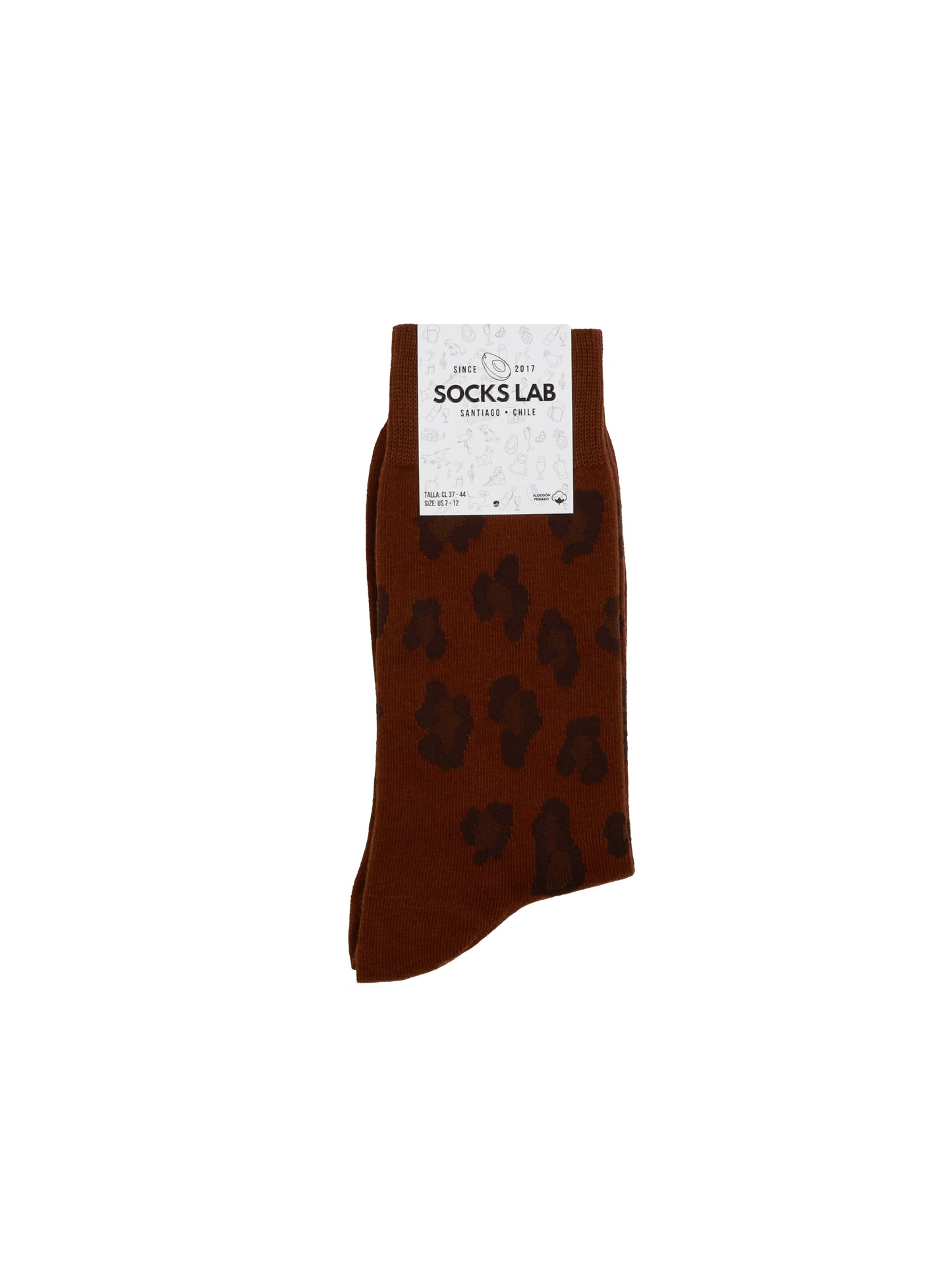 Calcetines con diseño Socks Lab - Animal Print Café