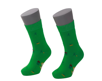 Calcetines con diseño Socks Lab - MILO - Pattern Verde Claro