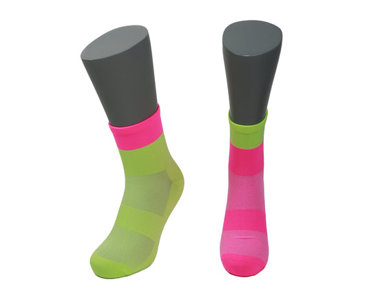 Calcetines Running - Fluor & Pink