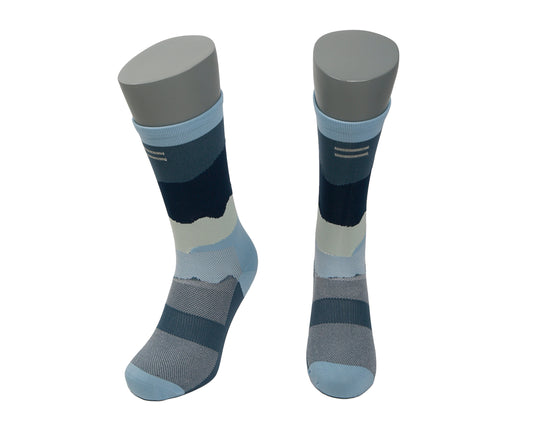 Calcetines Running - Crew Mountain Blue