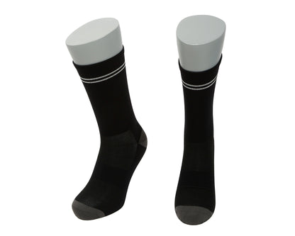 Calcetines Running  Reflectante 360° - Crew Black