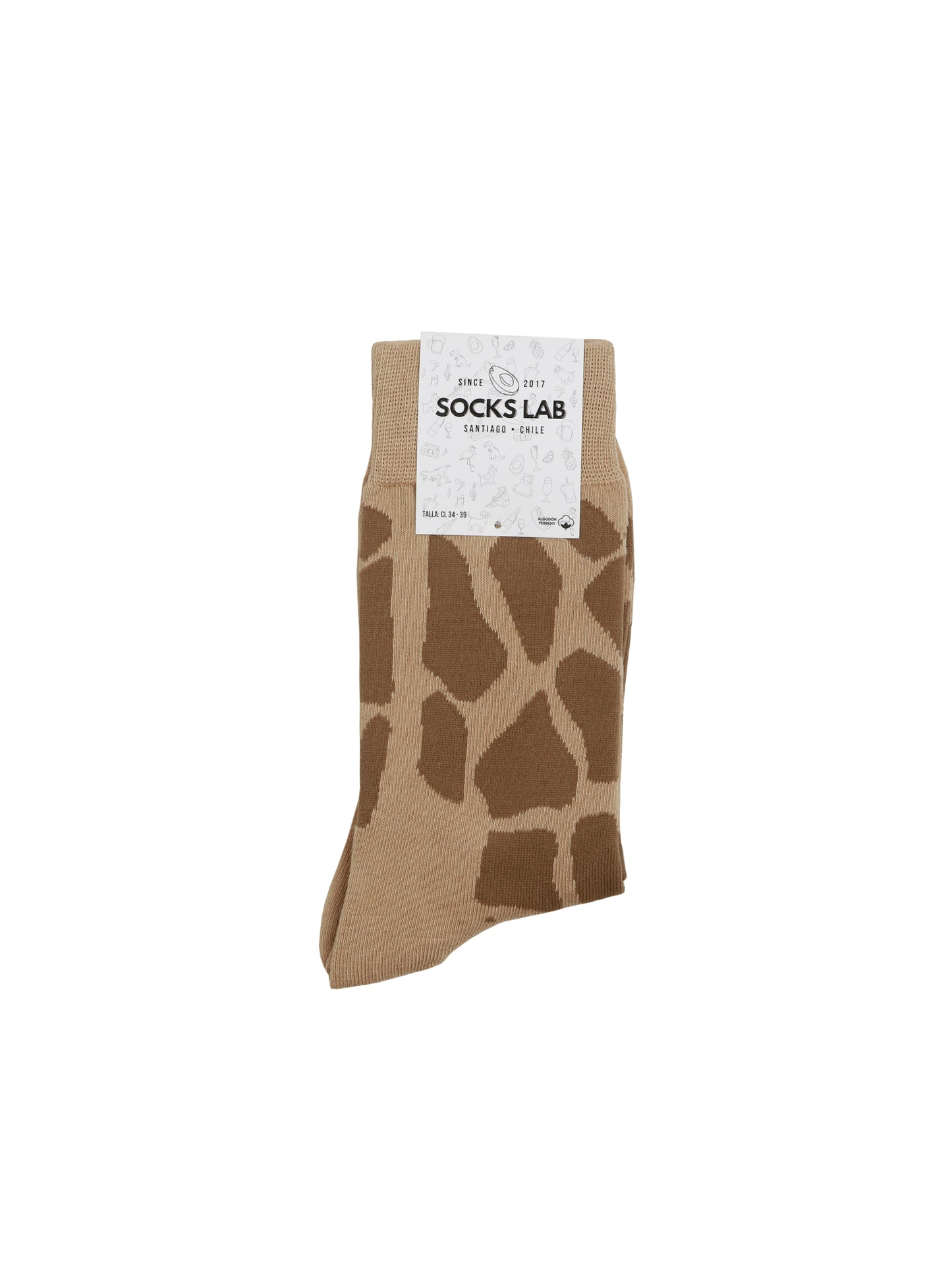 Calcetines con diseño Socks Lab - Animal Print Jirafa