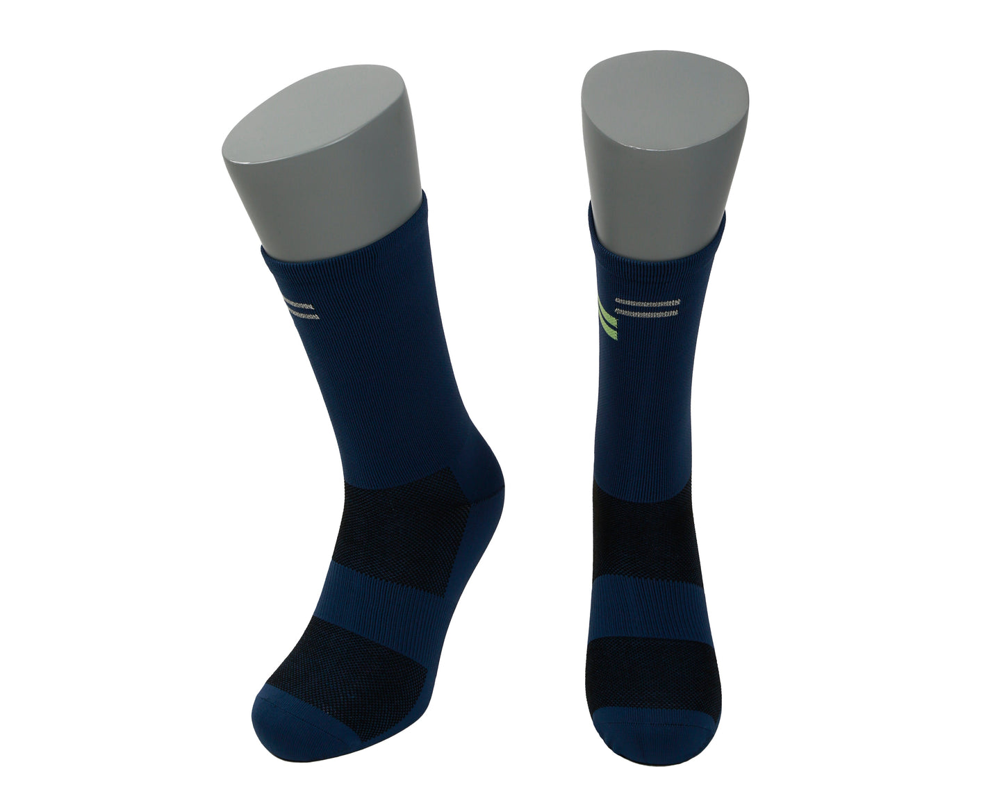 Calcetines Running - Crew Blue & Stripes