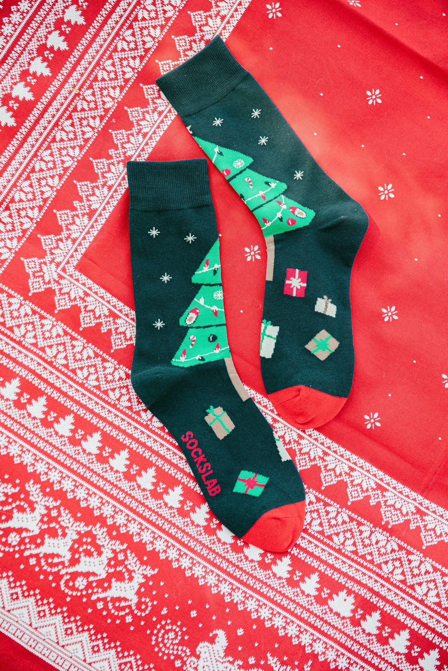 Calcetines con diseño Socks Lab - Árbol Navidad