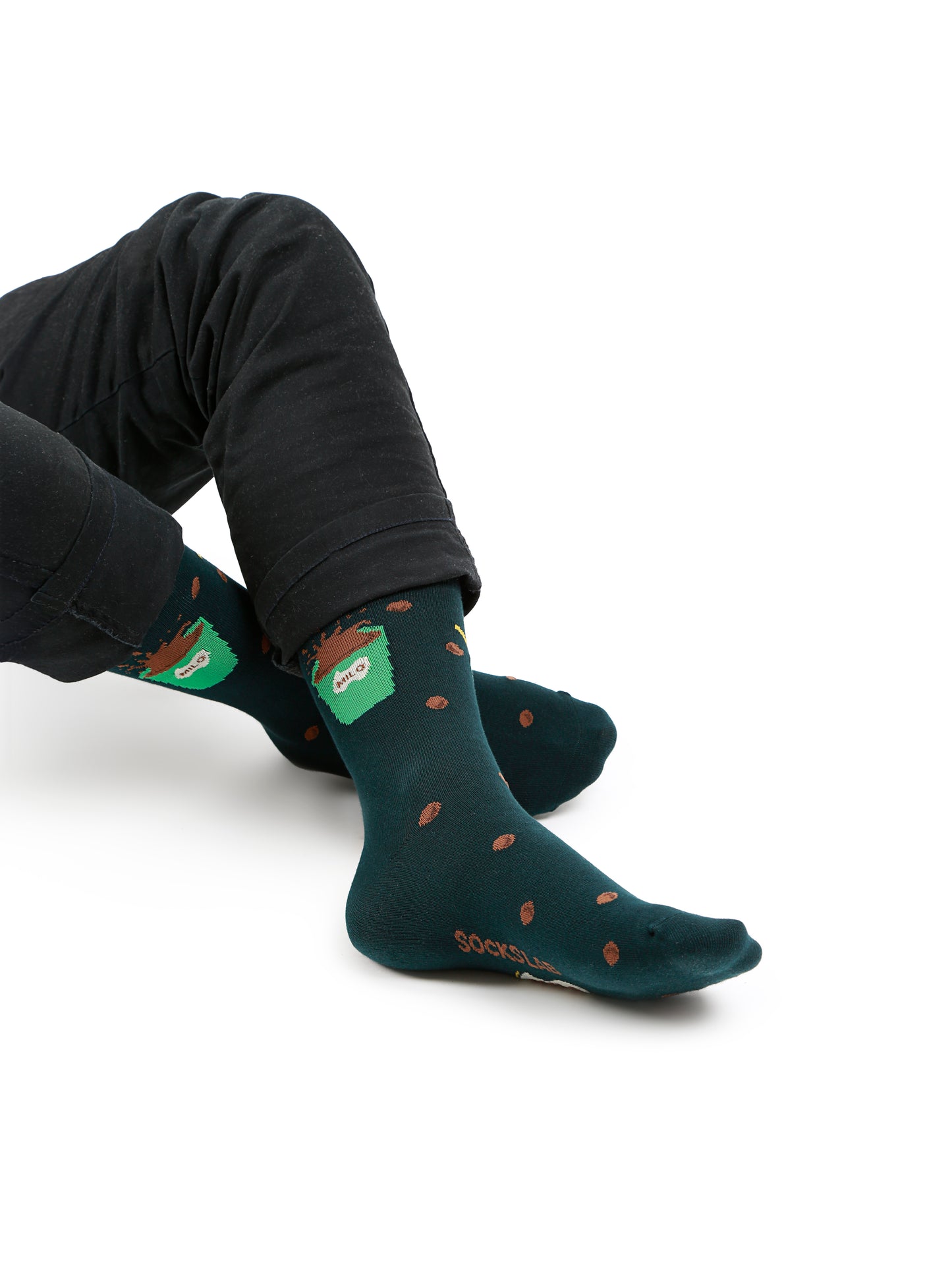 Calcetines con diseño Socks Lab - MILO - Verde Oscuro
