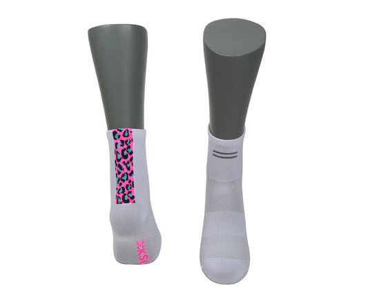 Calcetines Running - Quarter Pink Print