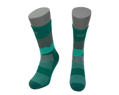 Calcetines Running - Crew Mountain Green
