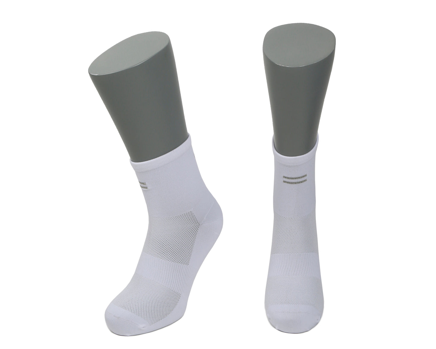 Calcetines Running - Quarter White