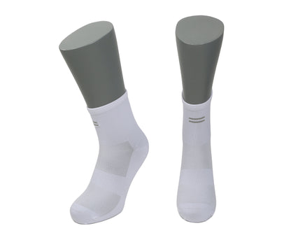 Calcetines Running - Quarter White