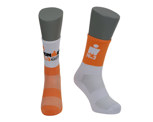 Calcetines Running - Ironman 70.3 Pucón - M 70.3 Orange & White