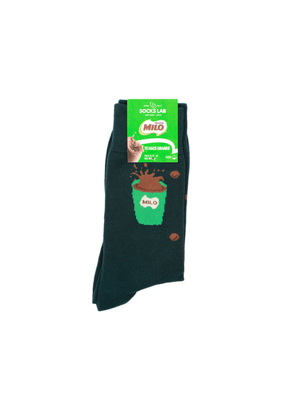 Calcetines con diseño Socks Lab - MILO - Verde Oscuro