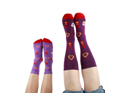Calcetines con diseño Socks Lab - 31 Minutos Kids - Pack 2 calcetines CCRM + Bodoque