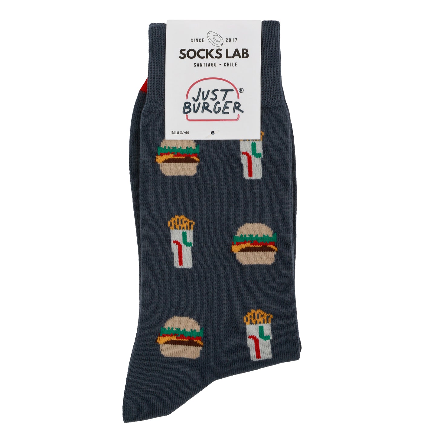 Calcetines con diseño Socks Lab - Hamburguesa Just Burger!