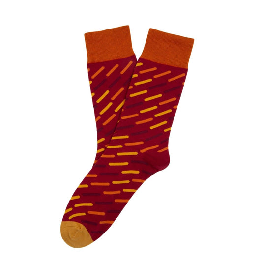 Calcetines con diseño Socks Lab - Lluvia Rojo